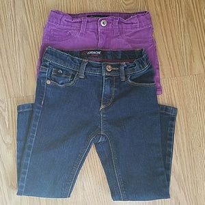 Pair of jeans and shorts